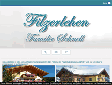 Tablet Screenshot of ferienhaus-schnell.at